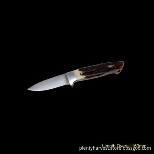 Fixed Blade Knife with Bone (#3602)